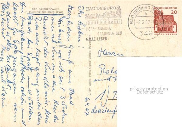 Bad Driburg Kurklinik Stellberg – Bild 2