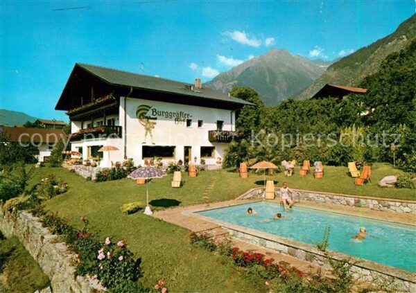 Oberplars Algund Pension Burggräflerhof Swimming Pool