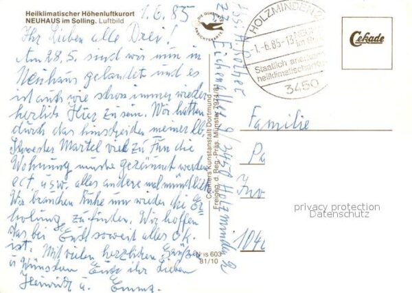 Neuhaus Solling Heilklimatischer Höhenluftkurort Fliege – Bild 2