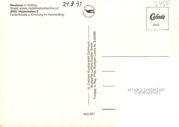 Neuhaus Solling Kurort Fliegeraufnahme – Bild 2
