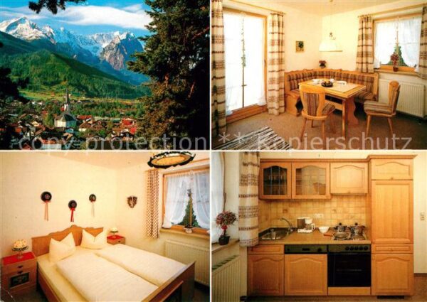 Garmisch-Partenkirchen Gästehaus Sonnenschein Alpenpanorama