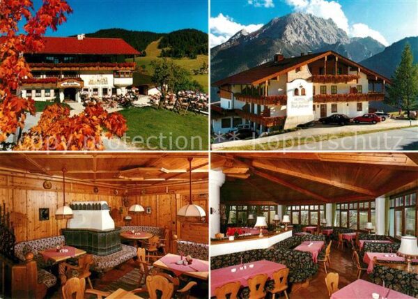 Ramsau Berchtesgaden Hotel Gasthof Nutzkaser Restaurant Alpe