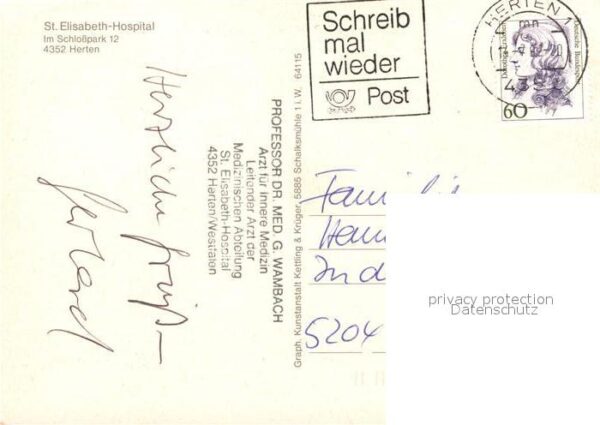Herten Westfalen St Elisabeth Hospital – Bild 2
