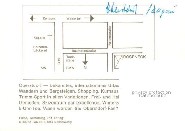 Oberstdorf Gästehaus Pension Haus Roseneck Alpen F – Bild 2