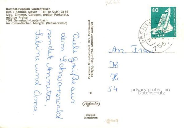 Lautenbach Gernsbach Fliegeraufnahme Murgtal – Bild 2