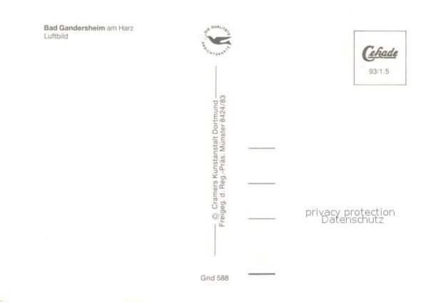 Bad Gandersheim Fliegeraufnahme – Bild 2