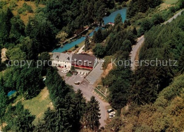 Manderscheid Eifel Hotel Cafe Heidsmühle Fliegeraufnahme