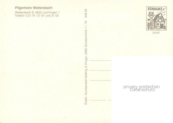 Weltersbach Witzhelden Pilgerheim Kirche Gemeinschaftshalle Ap – Bild 2