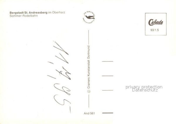 St Andreasberg Harz Sommerrodelbahn – Bild 2