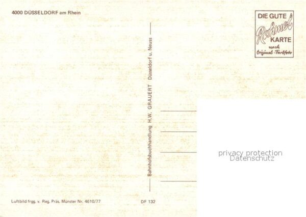 Duesseldorf Fliegeraufnahme – Bild 2