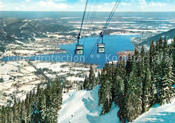 Tegernsee Wallbergbahn Panorama Blick vom Wallber