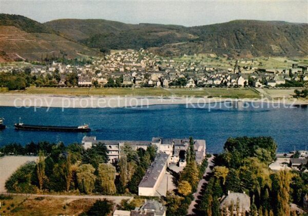 Bad Hoenningen Panorama Blick über den Rhein Fliegerau