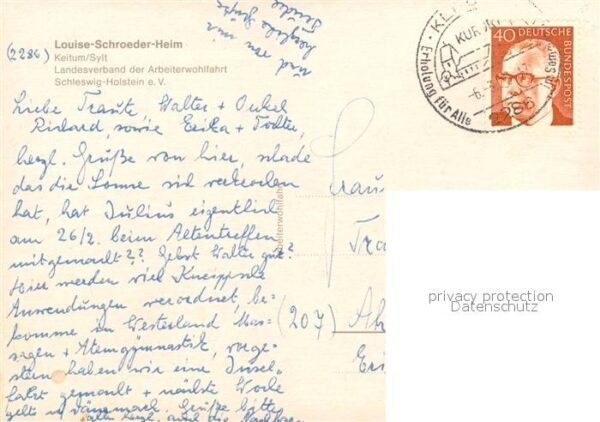 Keitum Sylt Louise Schroeder Heim – Bild 2