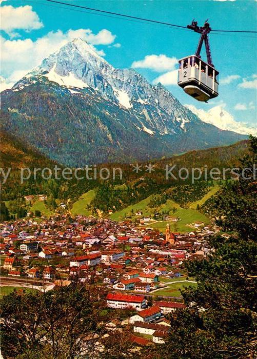 Mittenwald Bayern Höhenluftkurort Wettersteinspitze Alpsp