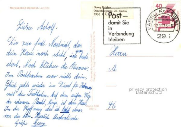 Dangast Nordseebad Fliegeraufnahme – Bild 2