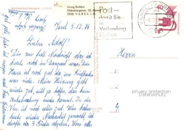 Dangast Nordseebad Fliegeraufnahme – Bild 2