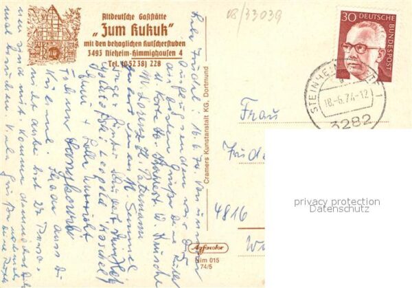 Himmighausen Altdeutsche Gaststätte Zum Kukuk – Bild 2