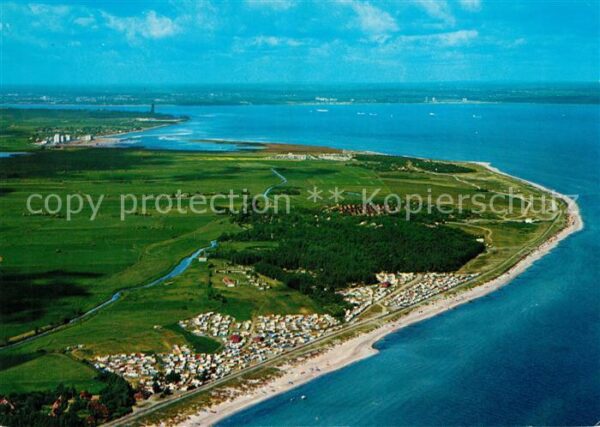 Kalifornien Ostseebad Heidkate Fliegeraufnahme
