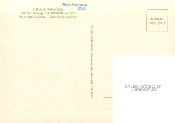 Bad Driburg Althaus Parkhotel – Bild 2