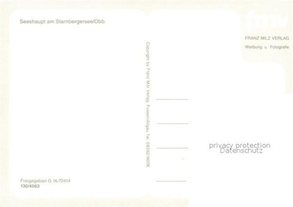 Seeshaupt Starnbergersee Fliegeraufnahme – Bild 2