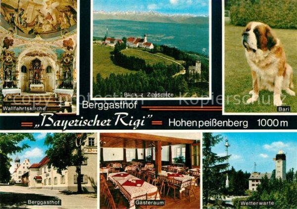 Hohenpeissenberg Terrassencafe Restaurant Bayerischer Ri