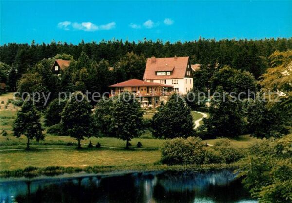 Hahnenklee-Bockswiese Harz Bastei Gästehaus Cafe Restaurant Teich