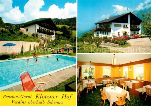 Verdins Pension Garni Klotzner Hof Schwimmbad
