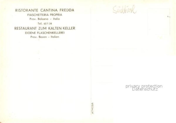 Bozen Suedtirol Restaurant Zum kalten Keller – Bild 2