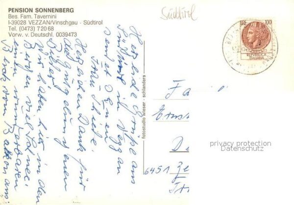 Vezzan Pension Sonnenberg – Bild 2