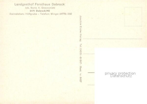 Dobrock Landgasthof Forsthaus Dobrock – Bild 2