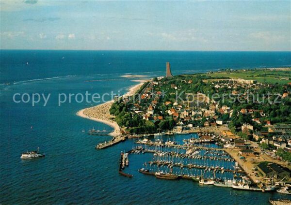 Laboe Fliegeraufnahme Marine Denkmal Hafen