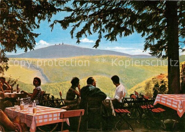 Harzburg Bad Waldgasthaus Rabenklippe Brocken Terras