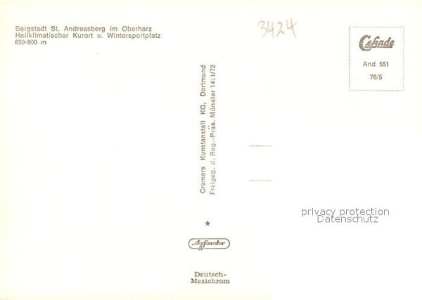 Andreasberg Harz St Fliegeraufnahme – Bild 2