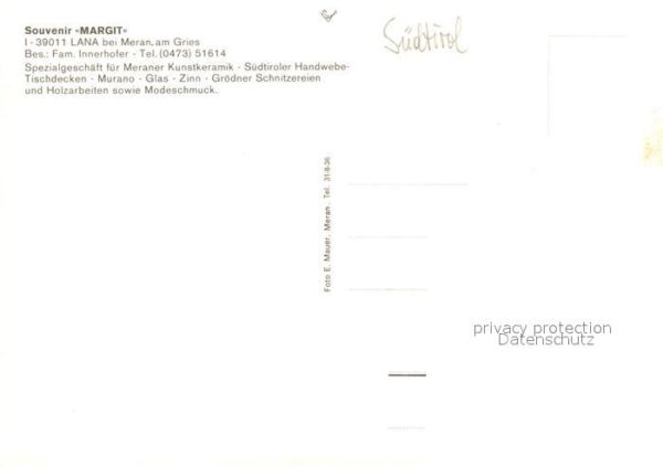 Lana Meran Souvenir Margit – Bild 2