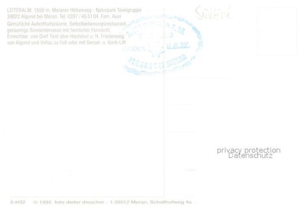 Algund Merano Leiteraln Terrasse – Bild 2
