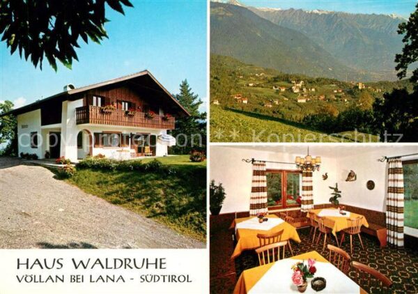 Voellan Lana Haus Waldruhe Panorama Speisesaal