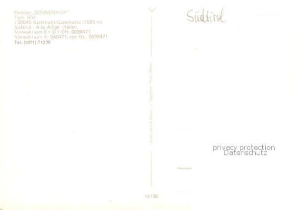 Kastelruth Suedtirol Pension Sonnenhof Speisesaal Panorama – Bild 2