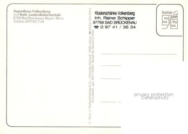 Bad Brueckenau Fliegeraufnahme Jugendhaus Volkersberg – Bild 2