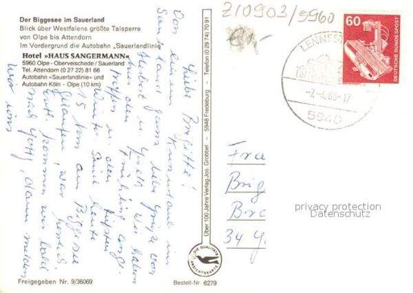 Biggesee Fliegeraufnahme – Bild 2