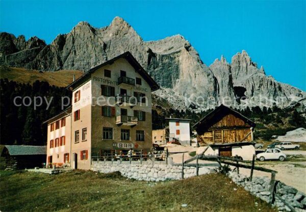 Gardecciahuette Rifugio Gardeccia Restaurant Pension Panorama
