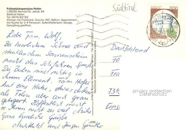 Jakob Ahrntal St Pension Hofer – Bild 2