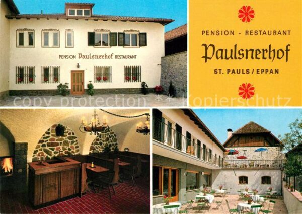 Eppan Suedtirol Restaurant Paulsnerhof Terrasse