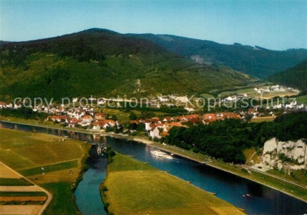 Ruehle Oberweser Fliegeraufnahme Hotel Zum Weissen Ross