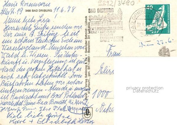 Driburg Bad Fliegeraufnahme Kirche – Bild 2