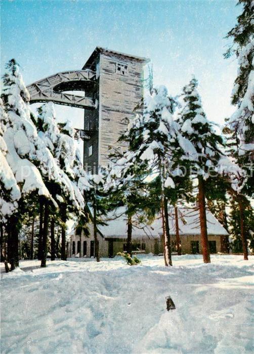 Braunlage Wurmbergschanze Baude Winterpanorama