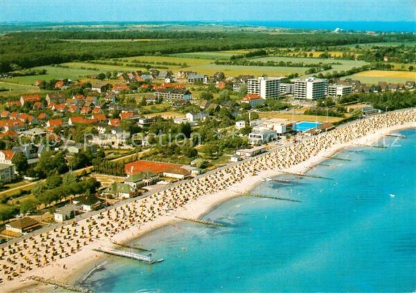 Kellenhusen Ostseebad Fliegeraufnahme Strand Hotel