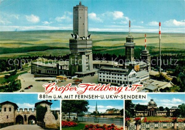 Grosser Feldberg Taunus Fernsehsender Saalburg Frankfurt Bad Ho