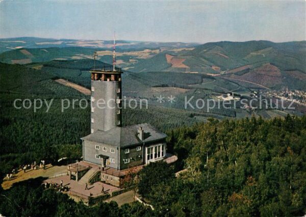 Kirchhundem Aussichtsturm Hohe Bracht Fliegeraufnah