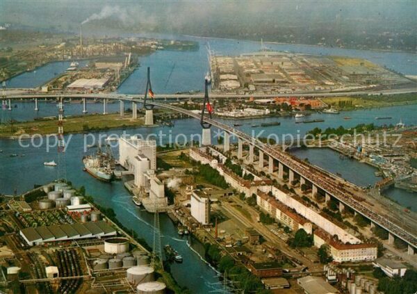 Hamburg Fliegeraufnahme Kohlbrandbrücke