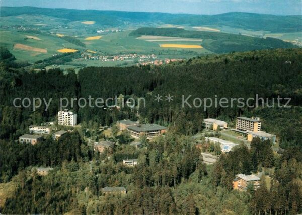 Lippoldsberg Fliegeraufnahme Klinik REHA Zentrum